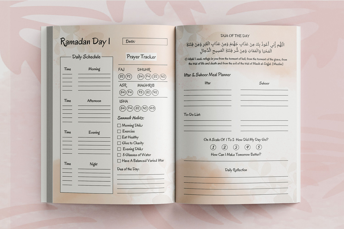 Ramadan Planner 2025, a Print Template by Book2bees (Photo 4 of 4)