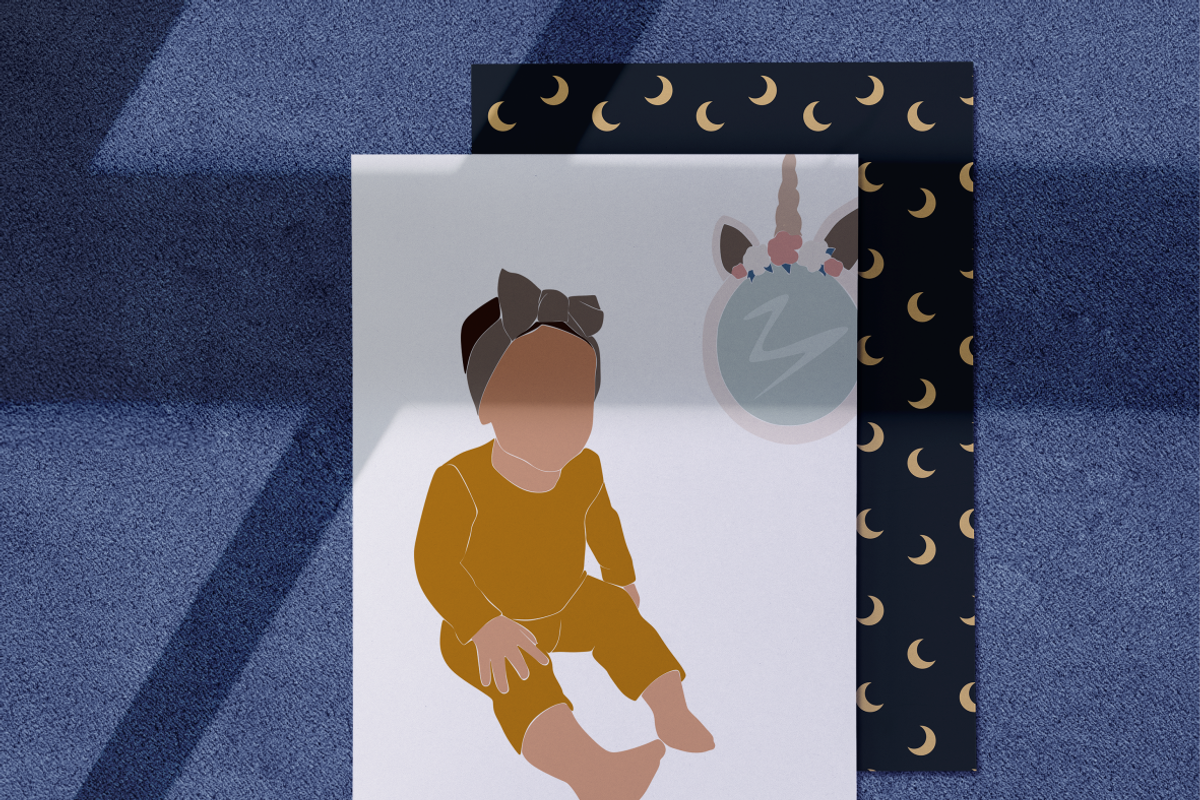 Children's clipart, child and mother, a Person Illustration by Yana_mide (Photo 8 of 9)