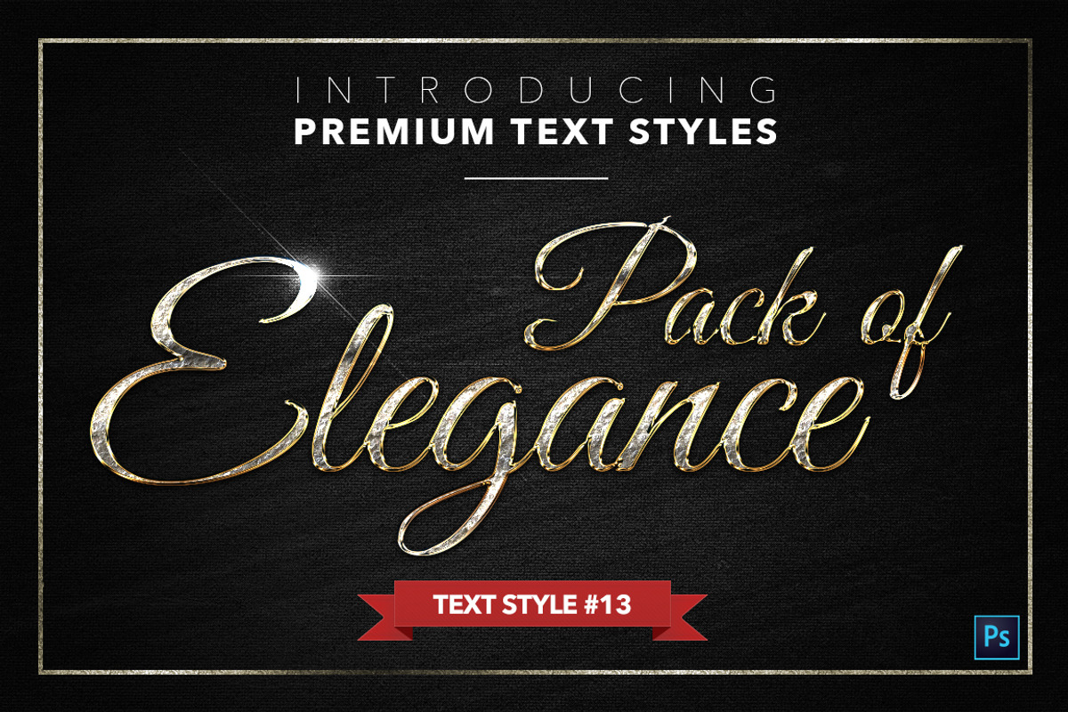 Elegance #1 - 15 Text Styles, a Layer Style Add-On by Jonas Stensgaard (Photo 14 of 18)