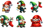 Free Green Christmas Gnome Steal, an Illustration by DreamArtGraphic (Thumbnail 3 of 5)
