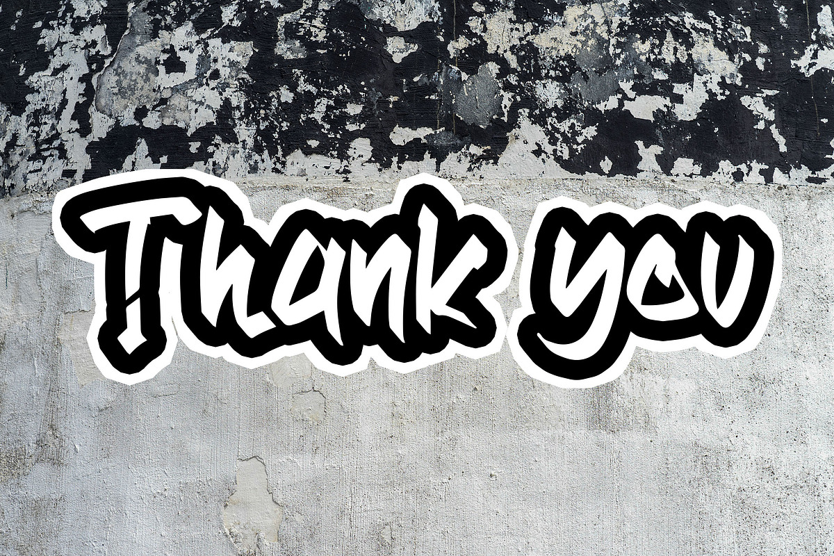 Rattenca - Graffiti Font, a Script Font by NTC Graphic (Photo 9 of 9)