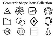 Geometric Shape Icons Collection, an Illustration by Gfx_Store (Thumbnail 1 of 13)
