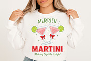 Merrier with a Martini Png, Christma, an Illustration by Designking (Thumbnail 3 of 6)