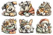 Lazy Christmas Dog Sublimation Clipr, an Illustration by Daily.Designs (Thumbnail 3 of 5)