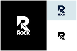 Letter R Rock Rocky Mountain Logo, a Branding & Logo Template by Enola99d