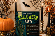 Haunted Halloween Party Invite, an Invitation Template by Arslan (Thumbnail 4 of 5)
