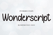Wonderscript, a Handwritten Font by FreshTypeINK (Thumbnail 1 of 8)