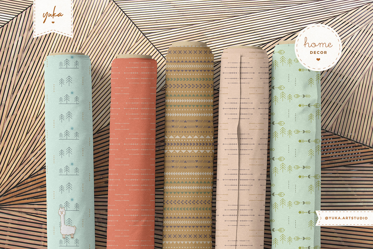 Wild Nature Pattern, a Pattern Graphic by Yuka Baby (Photo 6 of 7)