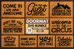 Doormat Svg Bundle, Doormat Svg Bund