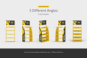 Metallic Display Stand Mockup Set, an Advertising Mockup by Country4k (Thumbnail 4 of 4)