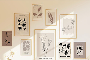 FLORAL ART PRINTS GALLERY. A4 POSTER