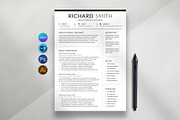 Resume Template, a Resume Template by DesignDevisers (Thumbnail 1 of 10)
