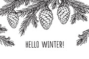 Winter Collection, a Decorative Illustration by Tkoko vectors & patterns (Thumbnail 5 of 15)