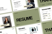 Clean Resume Presentation Template, a Presentation Template by Templeste (Thumbnail 1 of 3)