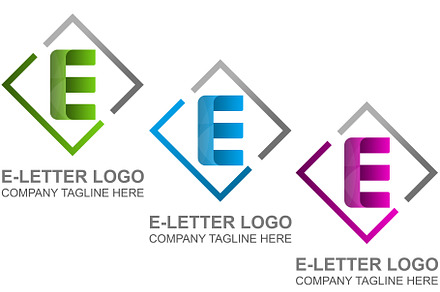 E Letter Logo