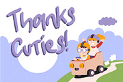 Death Cuties - Hand writting decorat, a Handwritten Font by LetterStock (Thumbnail 6 of 6)