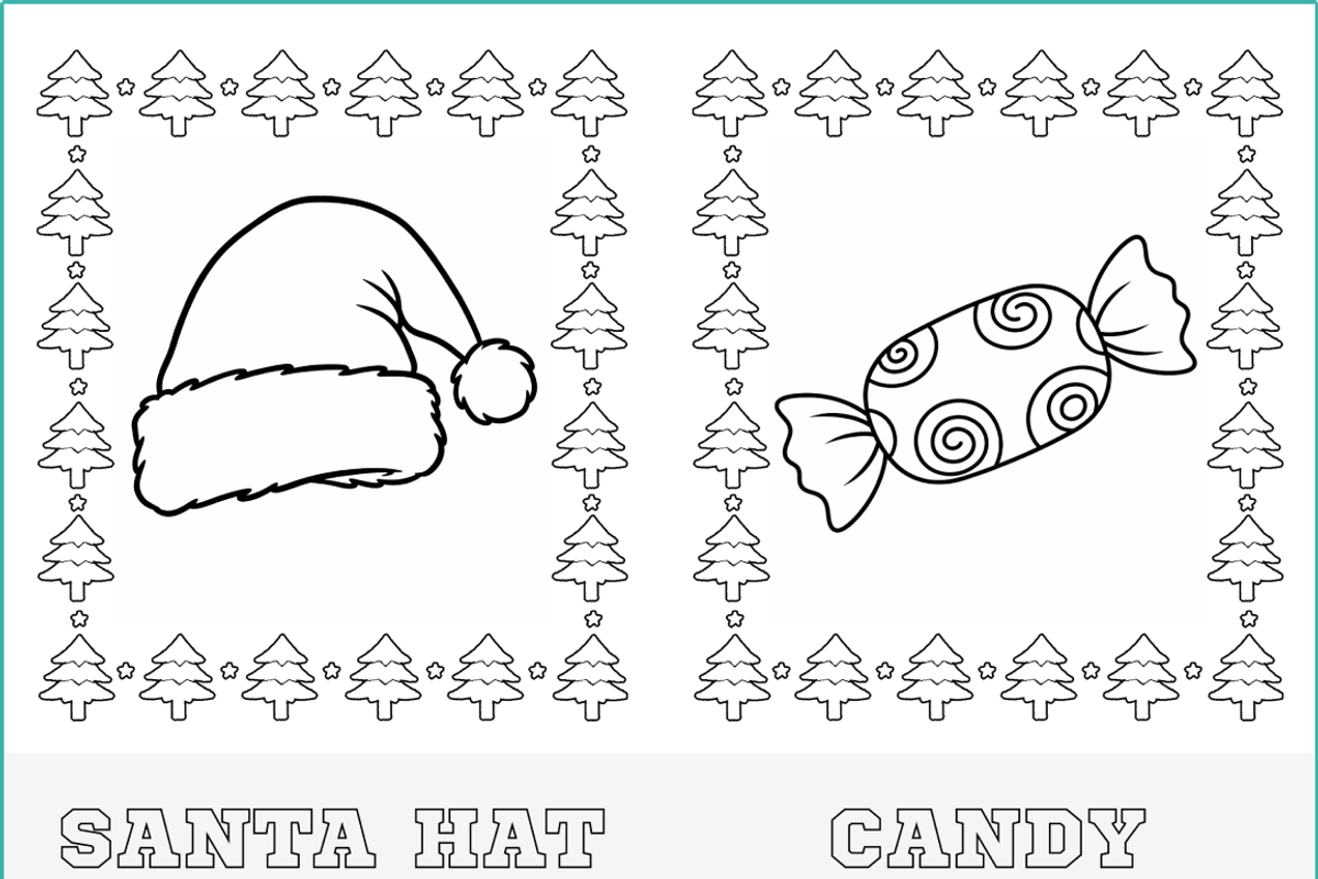 Kids Winter Holidays Coloring Pages, a Seasonal Illustration by Nuvame Arts & Designs (Photo 5 of 14)