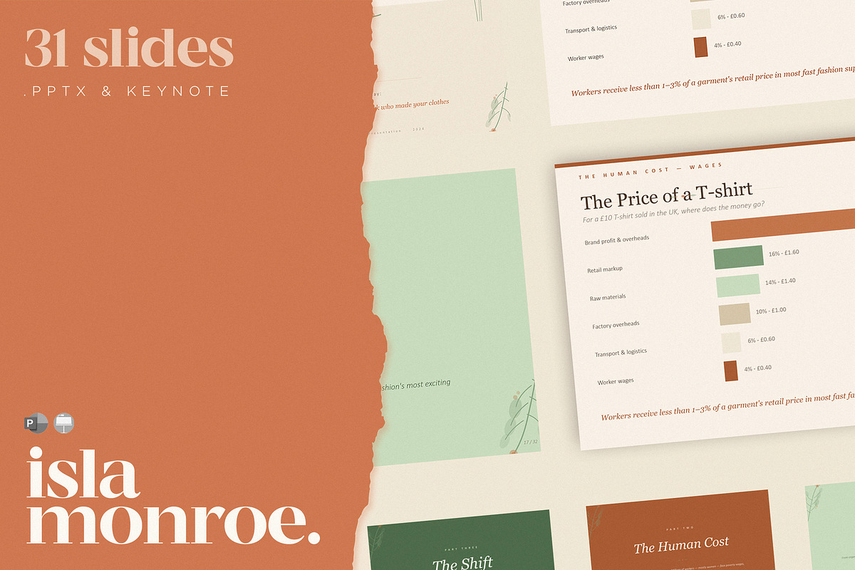 Isla Monroe | Powerpoint Template, a Presentation Template by Layerform Design Co. (Photo 1 of 6)