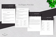 Resume /Cv Template 4 Pages Word, a Resume Template by Mr-Template (Thumbnail 4 of 5)