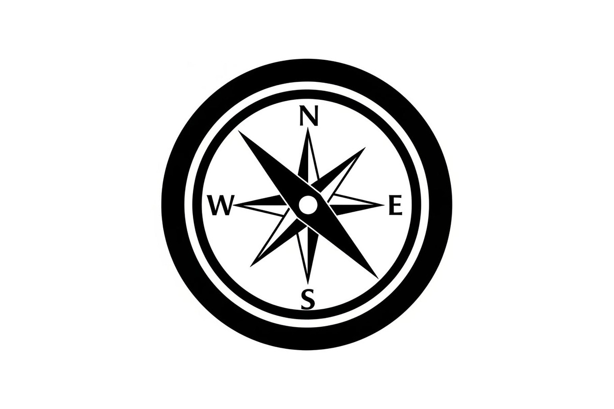 Compass Navigation Silhouette Set, a Graphic by hafijul (Photo 8 of 14)