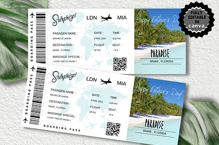 Surprise Boarding Pass