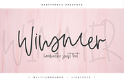 Wimmer, a Handwritten Font by Besttypeco (Thumbnail 1 of 5)