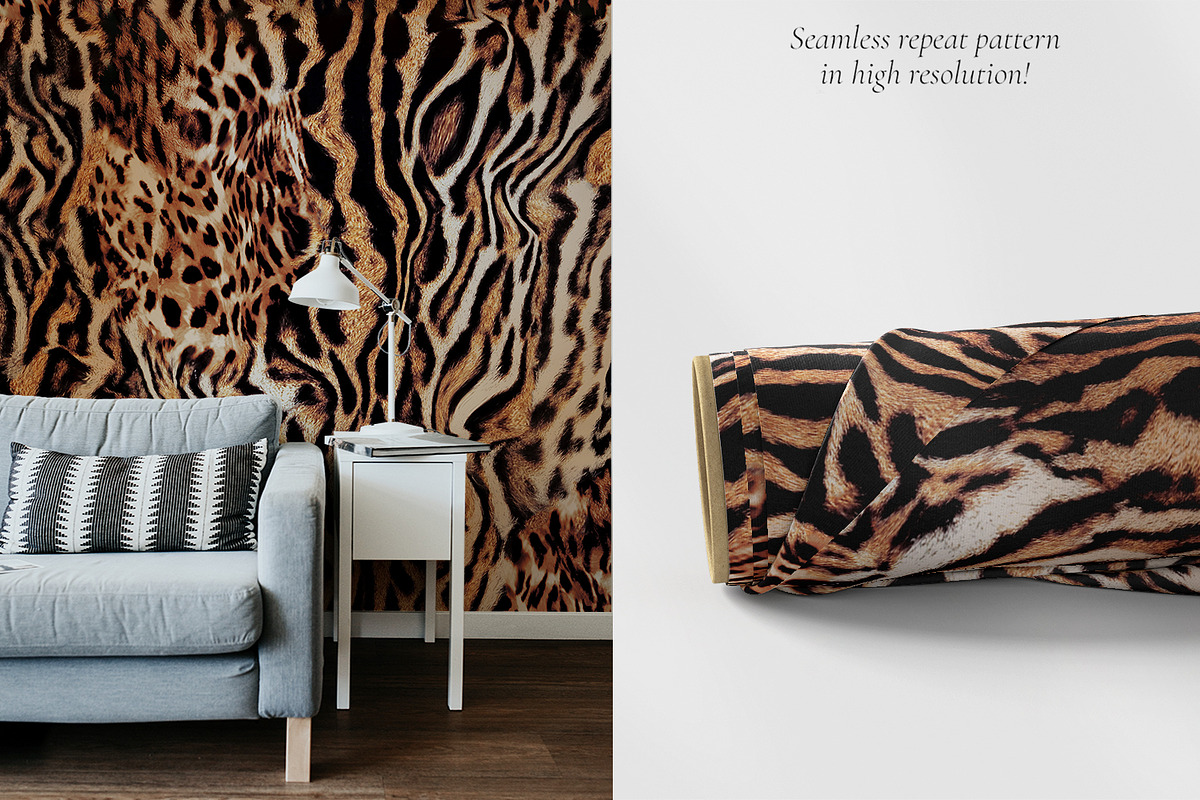 Tiger and Leopard, a Pattern Graphic by Luiz da Rolt Grathwohl (Photo 8 of 10)