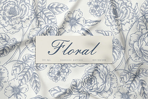 Floral / Seamless patterns, a Pattern Graphic by PatrushevaYana