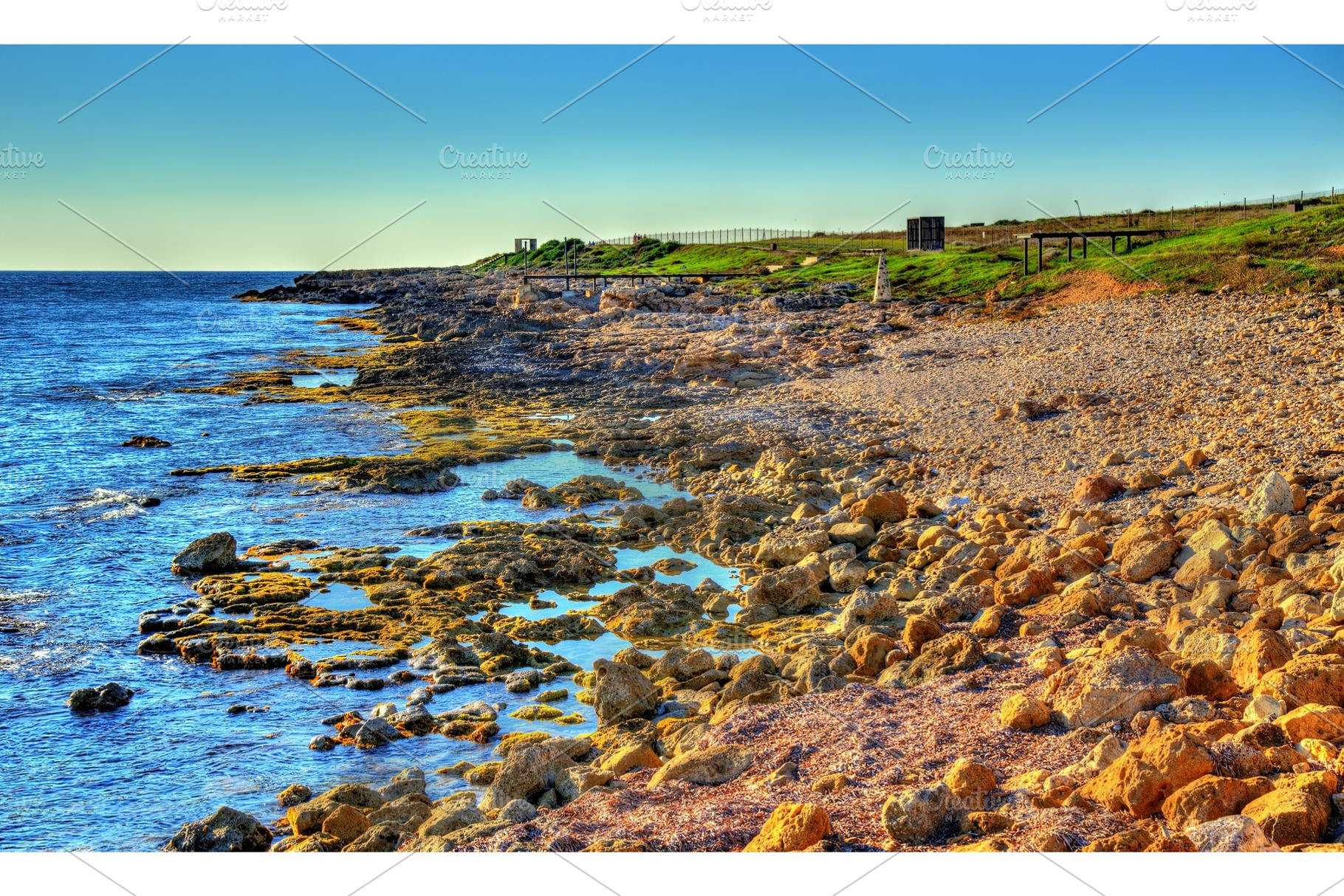 Seashore in Paphos - Cyprus, a Nature Photo by Leonid Andronov