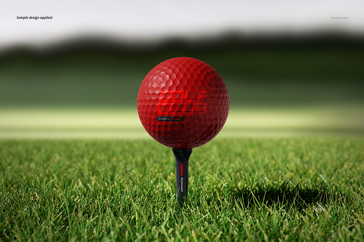 Golf Ball & Accessories Mockup Set, a Merchandise Mockup by creatsy5 (Photo 12 of 17)