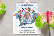 Baby Shower Invitation, a Flyer Template by AfzaalGraphics (Thumbnail 2 of 4)