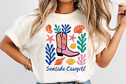 Seaside Cowgirl PNG, Coastal Cowgirl, a Seasonal Illustration by Libby Wishes (Thumbnail 2 of 5)