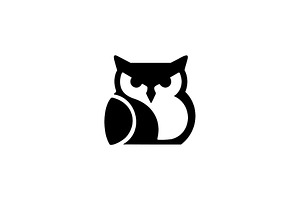 Stylized Owl Vector Art, an Animal Illustration by Vectorium Studio