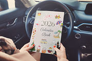 2026 Calendar Printable Canva, a Stationery Template by Designmela01 (Thumbnail 2 of 7)