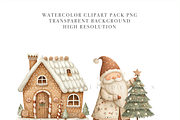 Cozy White Christmas Clipart Set, a Decorative Illustration by Pati Charm Studio (Thumbnail 5 of 7)