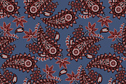 Paisley seamless fabric pattern, a Pattern Graphic by antalogiya (Thumbnail 5 of 5)