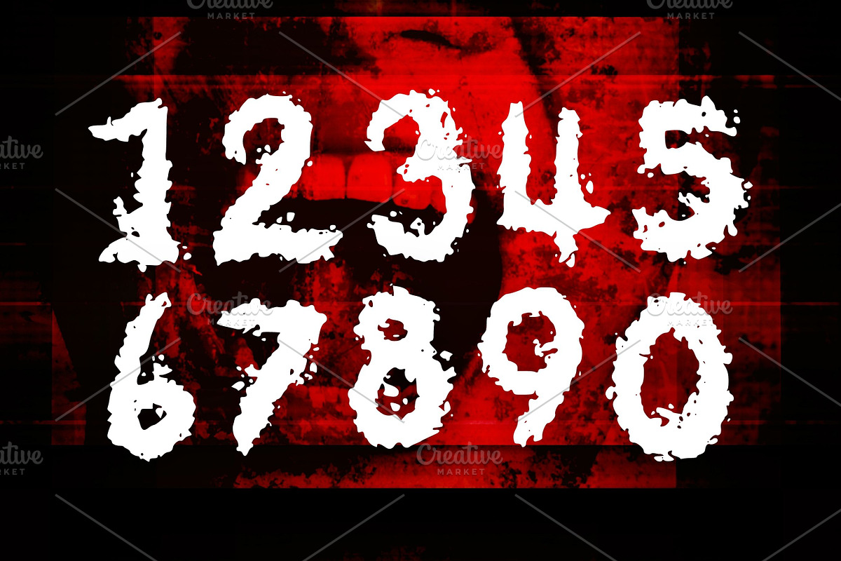 The Screamer Font, SVG font, a Font by Tattoo Worker Studio (Photo 4 of 4)