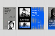 AI Automation Instagram Pack, a Social Media Template by fakhroo (Thumbnail 2 of 6)