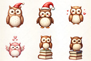 Cute Owl Sublimation Clipart, an Illustration by CrexoraLab (Thumbnail 3 of 5)