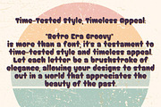 Retro Era Groovy, a Handwritten Font by Charmingbear59.design (Thumbnail 4 of 5)