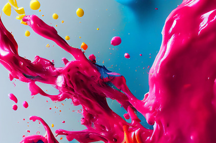 Splash of paint., a Background Photo by Grafvision photography