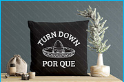 Turn Down Por Que Funny SVG PNG, a Graphic by Creativeusart (Thumbnail 4 of 4)