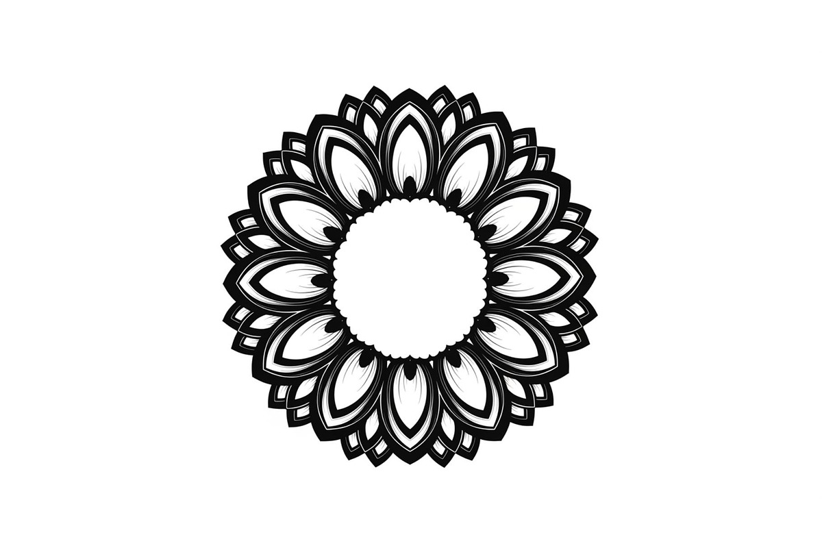 Floral Mandala Circle Frame Bundle, an Illustration by Gaye Art (Photo 36 of 51)