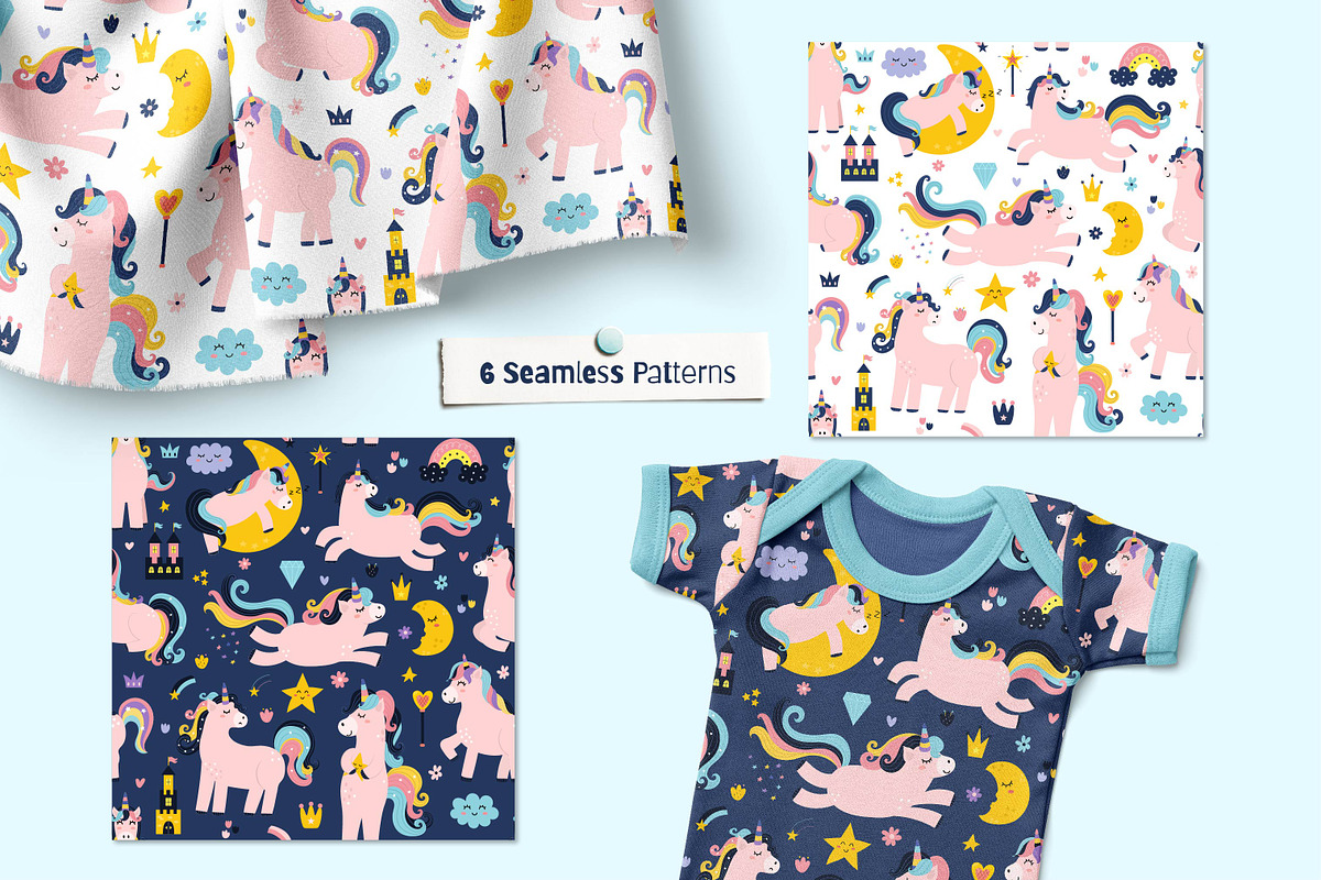 Unicorns Clipart Collection, an Animal Illustration by Gulnara Sabirova (Photo 7 of 20)