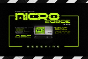 Nicro Force Pro, a Sans Serif Font by Tondi Type Studio (Thumbnail 1 of 14)