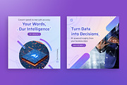 Artificial Intelligence Templates, a Social Media Template by Brandify Studio (Thumbnail 3 of 6)