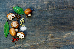 fresh mushrooms