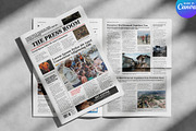 Editable Tabloid-Style Newspaper, a Magazine Template by Oshin Design (Thumbnail 5 of 6)