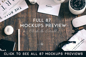 Wood & Feathers - 133 Promo Mockups