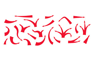 Dynamic red arrows illustrating